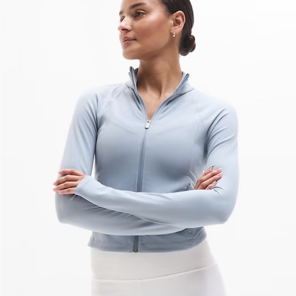 Athleta Salutation Crop Jacket - Blue - Picture 4 of 4